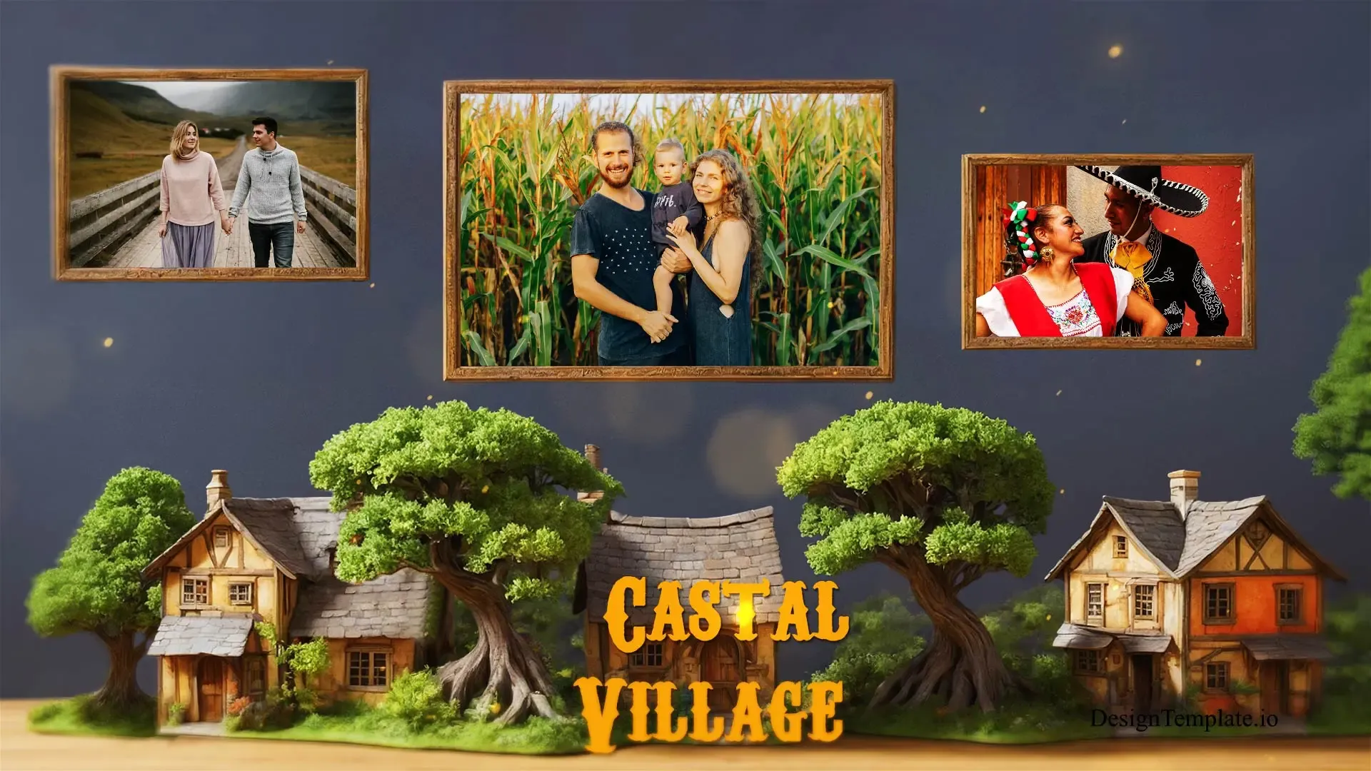 Castle Town Photo Frame Slideshow